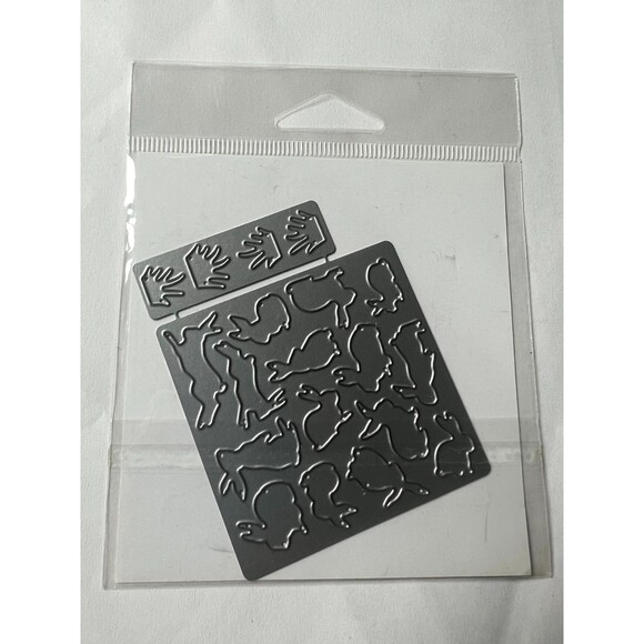 Impression Obsession Steel Dies DIE269-N Rabbits Rubber Stamps - Picture 2 of 2